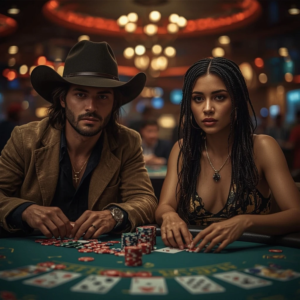 photo de deux joueurs de poker CosmoBet Casino