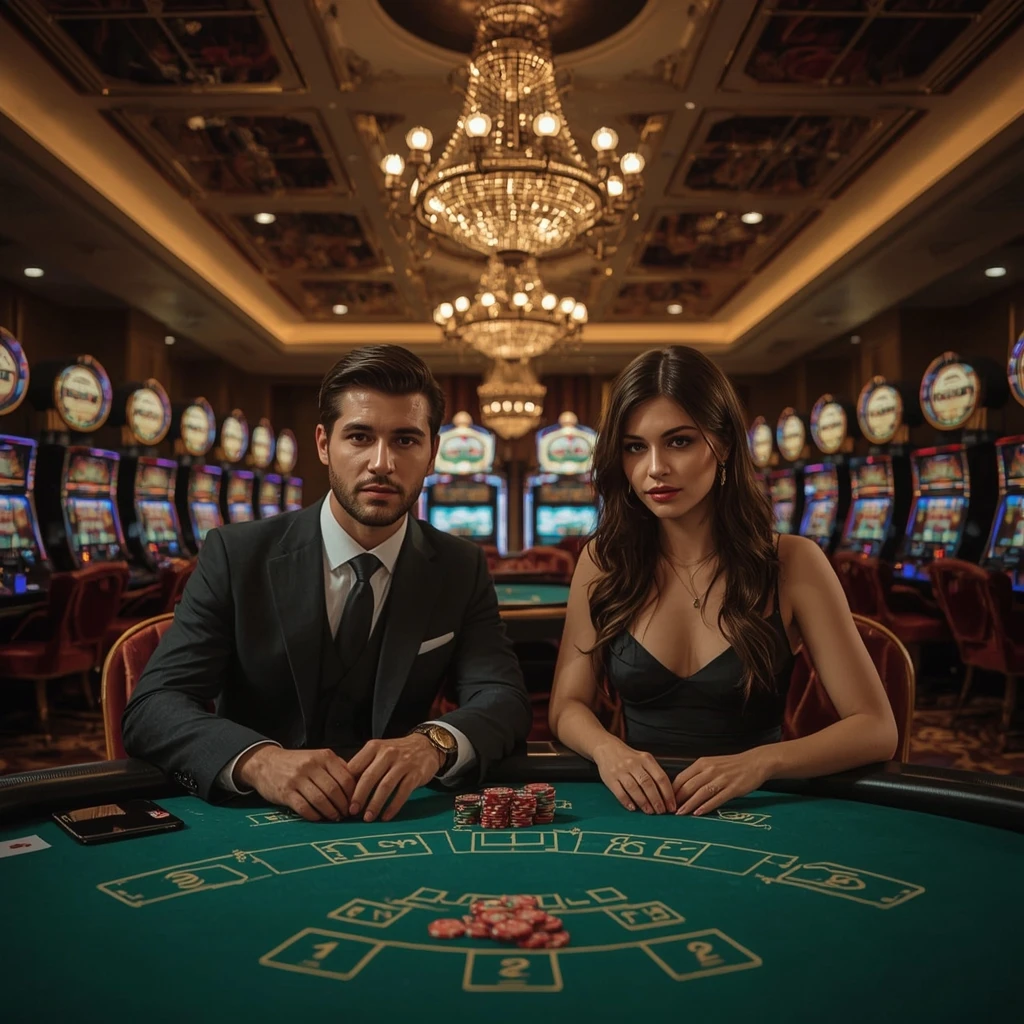 Deux joueurs de poker au Casino CosmoBet